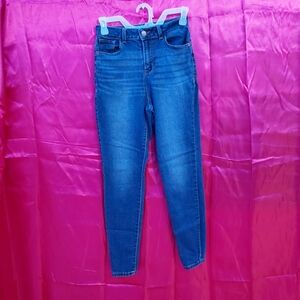 High Rise Dark Wash Skinny Jeans